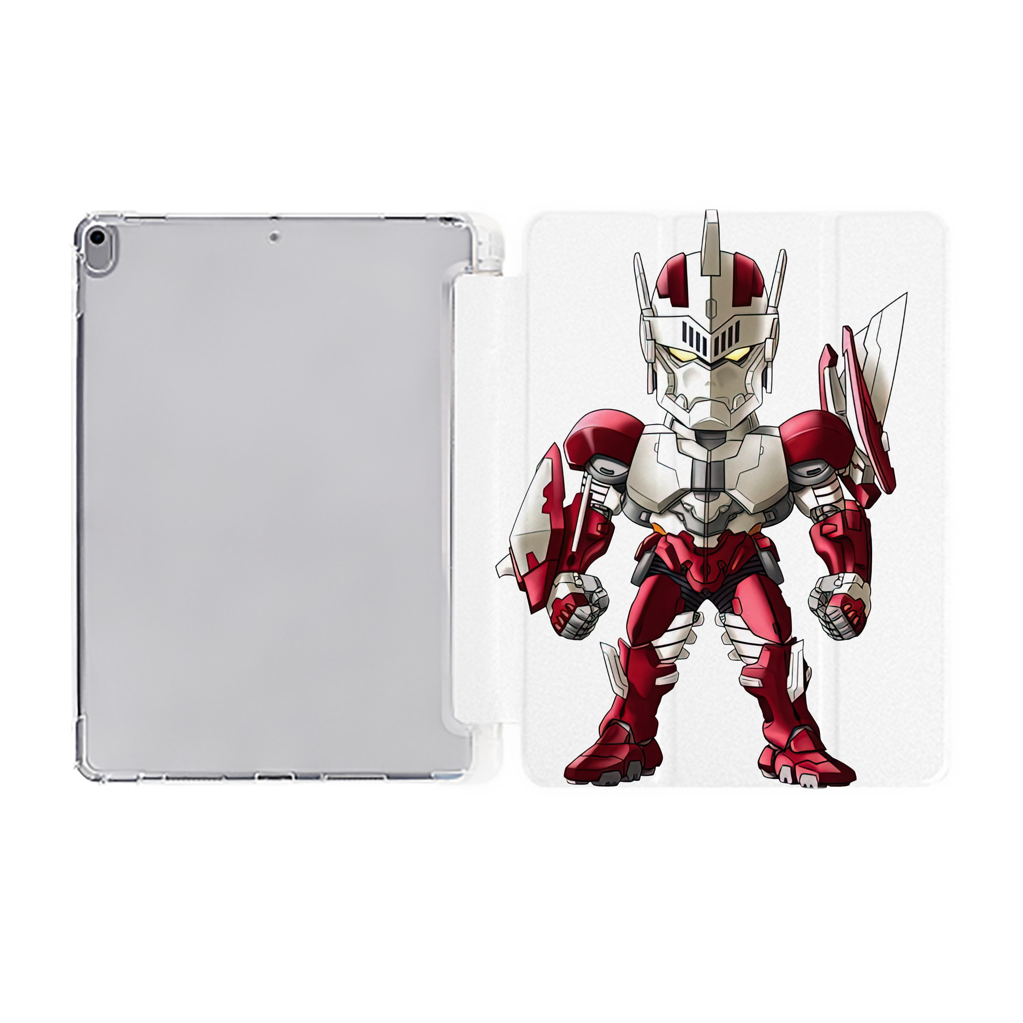 （画像用） ウルトラマン Ultraman IPad ケース ペン収納付き 三つ折りスタンド PUレザー×シリコン 対応機種9.5/10.5/10.9インチ